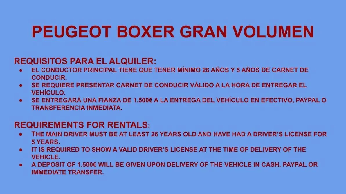 فندق Furgoneta Camper Gran Volumen ميورقة